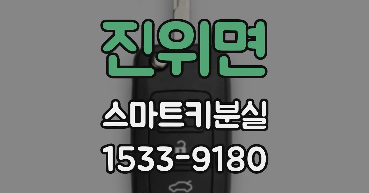 진위면 스마트키분실