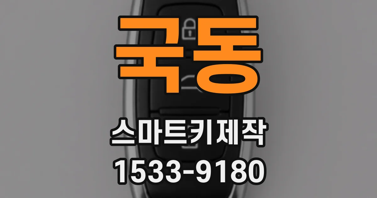 국동 스마트키제작