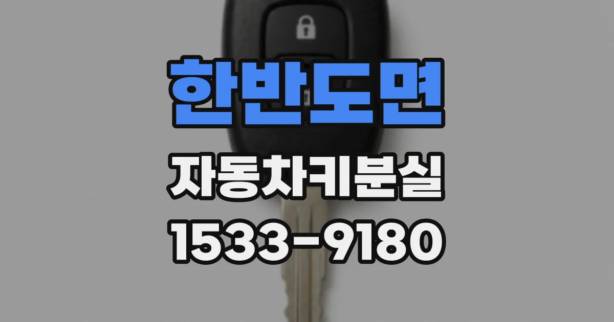 한반도면 자동차키분실