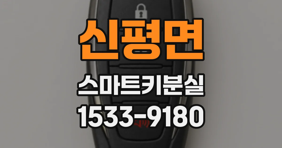 신평면 스마트키분실