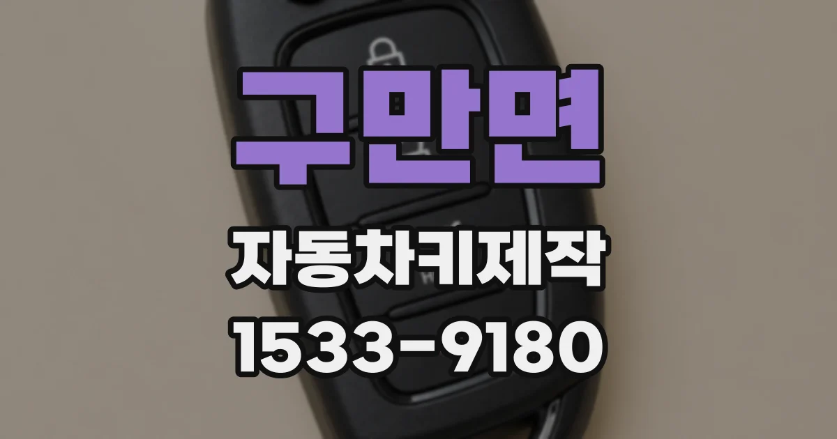구만면 자동차키제작