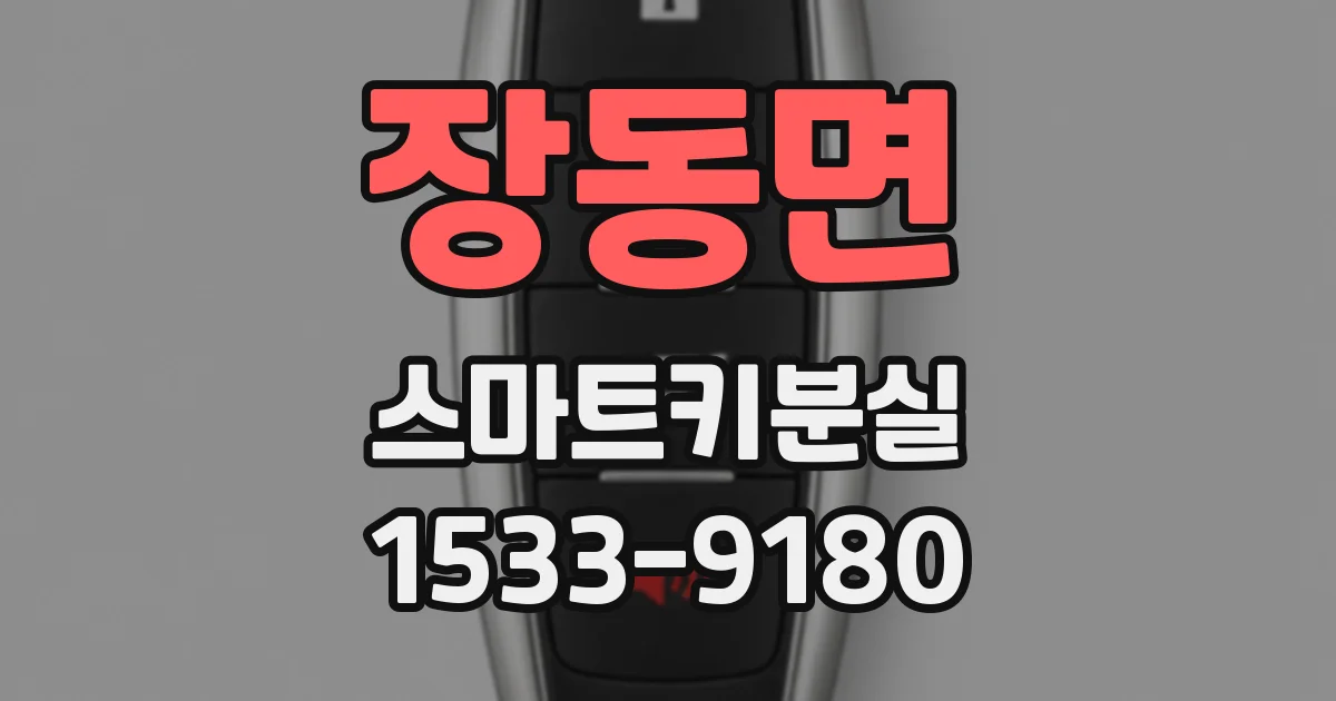 장동면 스마트키분실