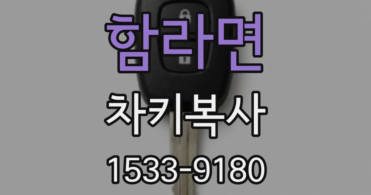 함라면 차키복사