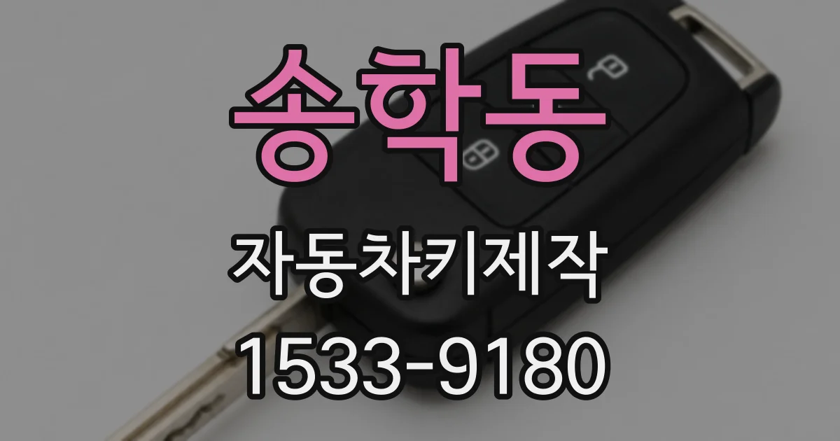 송학동 자동차키제작