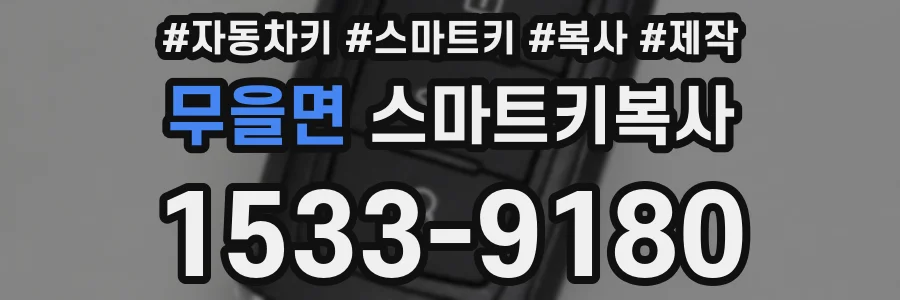 무을면 스마트키복사