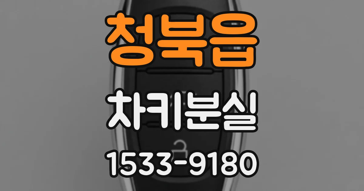 청북읍 차키분실