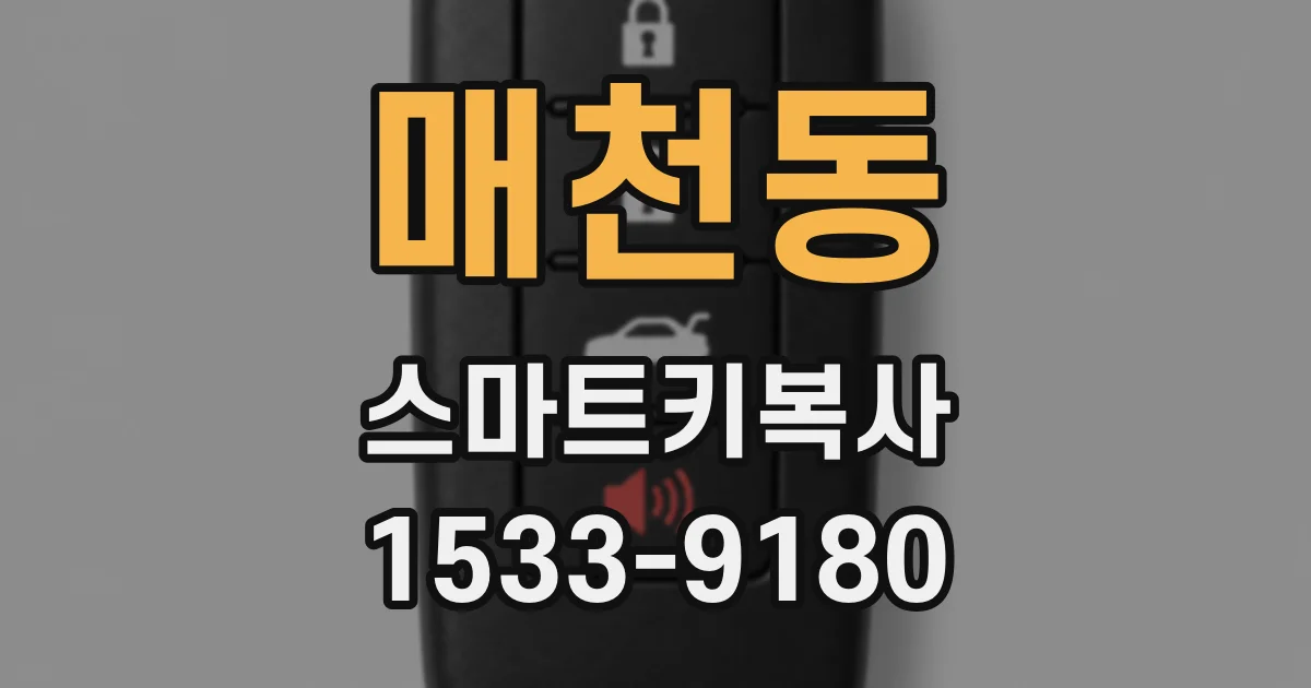 매천동 스마트키복사