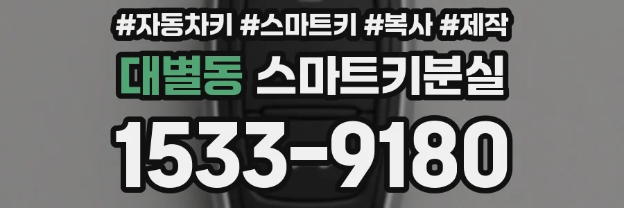 대별동 스마트키분실