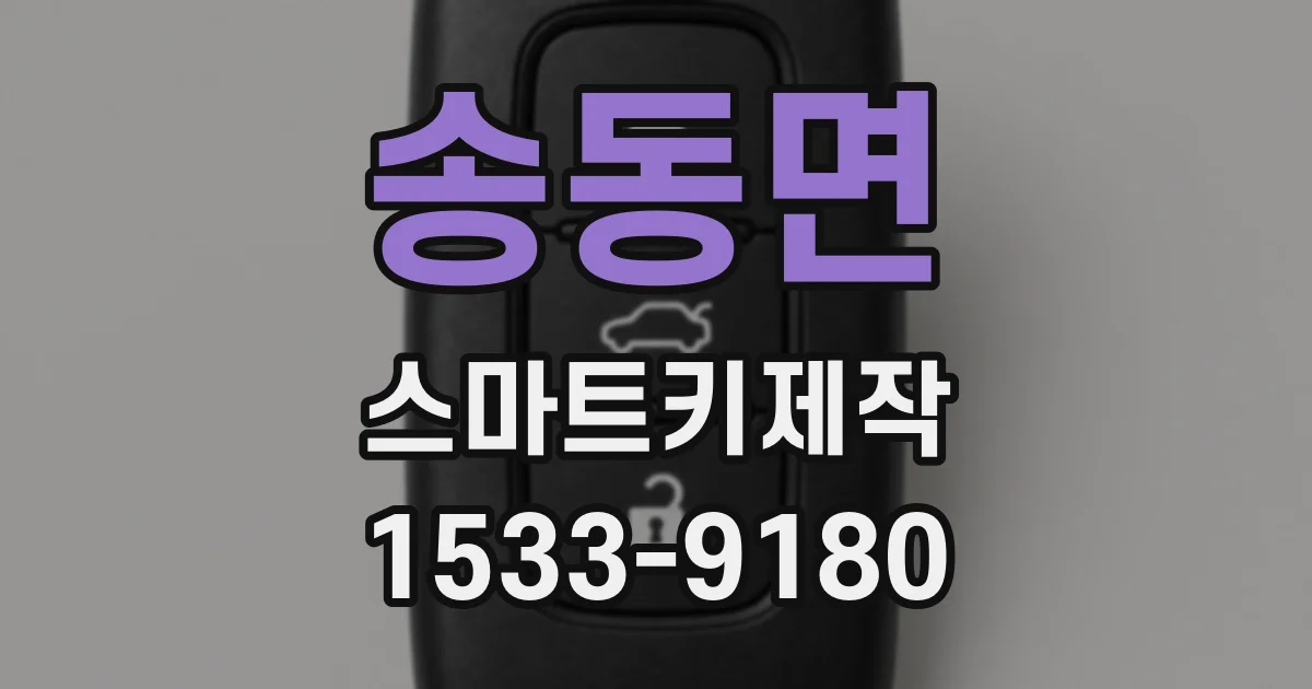 송동면 스마트키제작