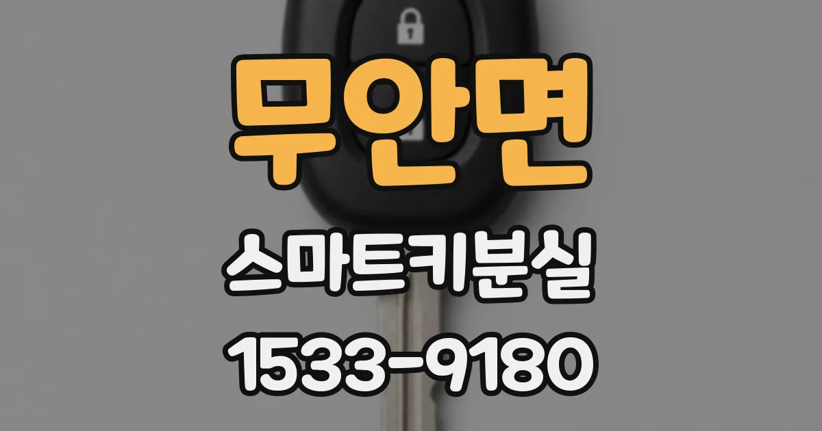 무안면 스마트키분실