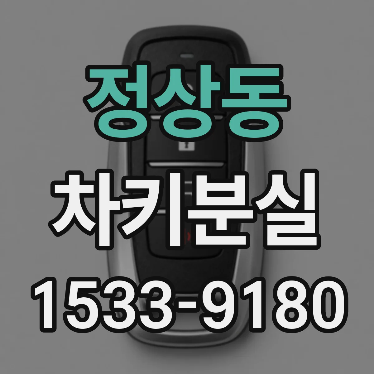 정상동 차키분실