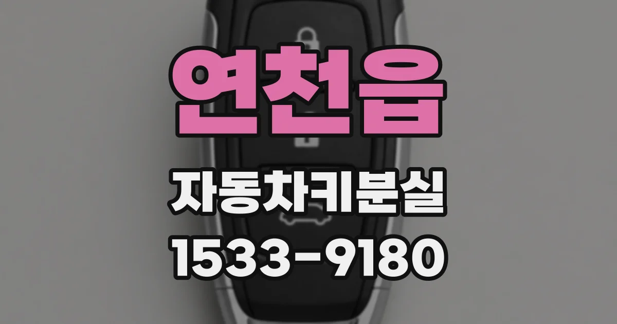연천읍 자동차키분실