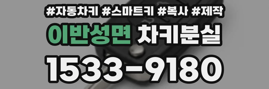 이반성면 차키분실