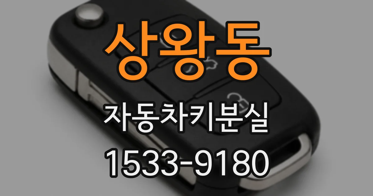 상왕동 자동차키분실