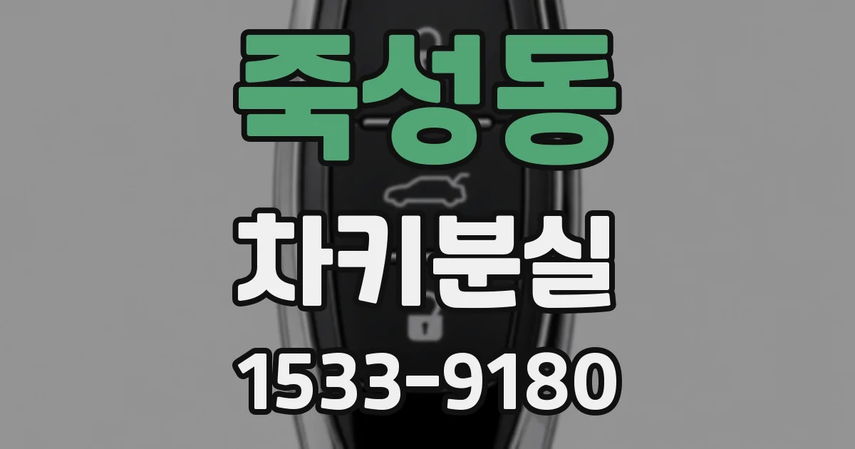 죽성동 차키분실