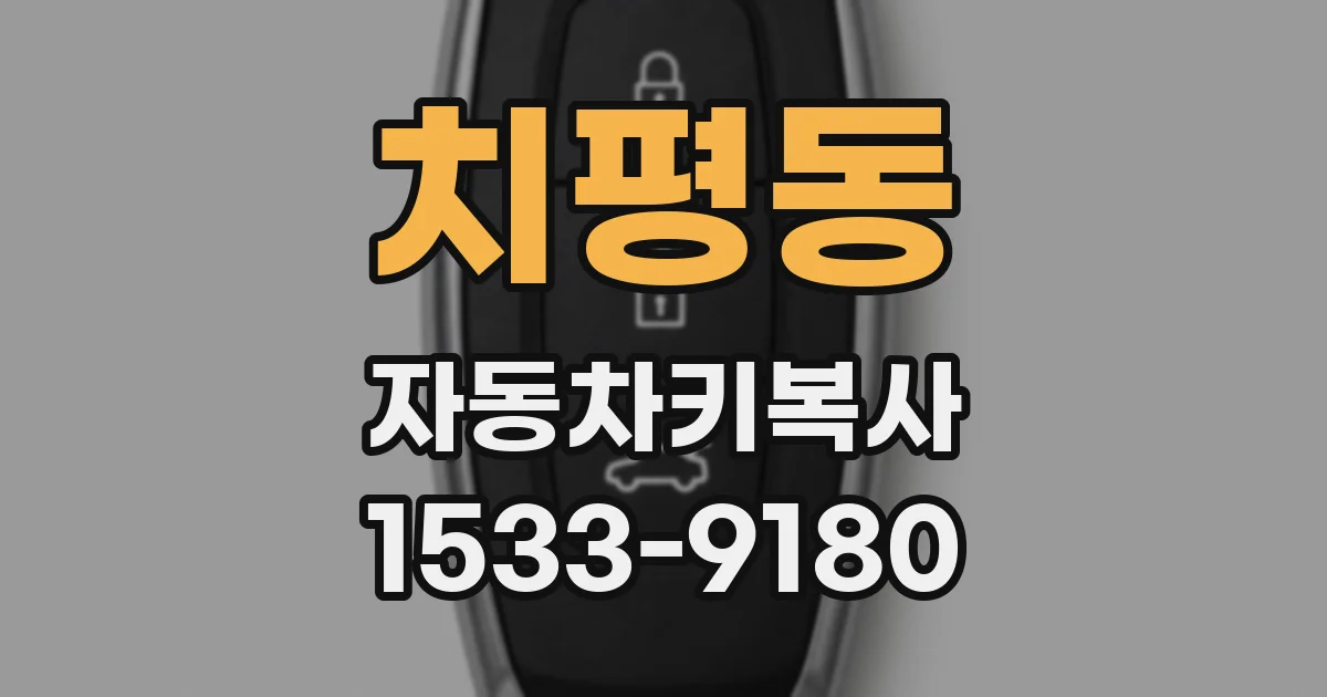 치평동 자동차키복사