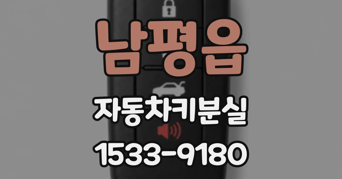 남평읍 자동차키분실