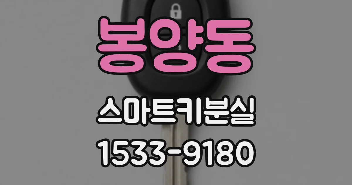 봉양동 스마트키분실