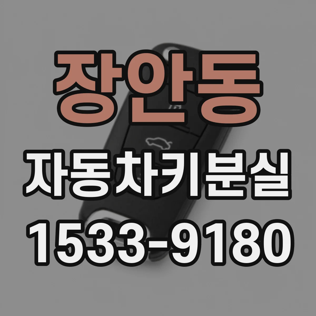 장안동 자동차키분실