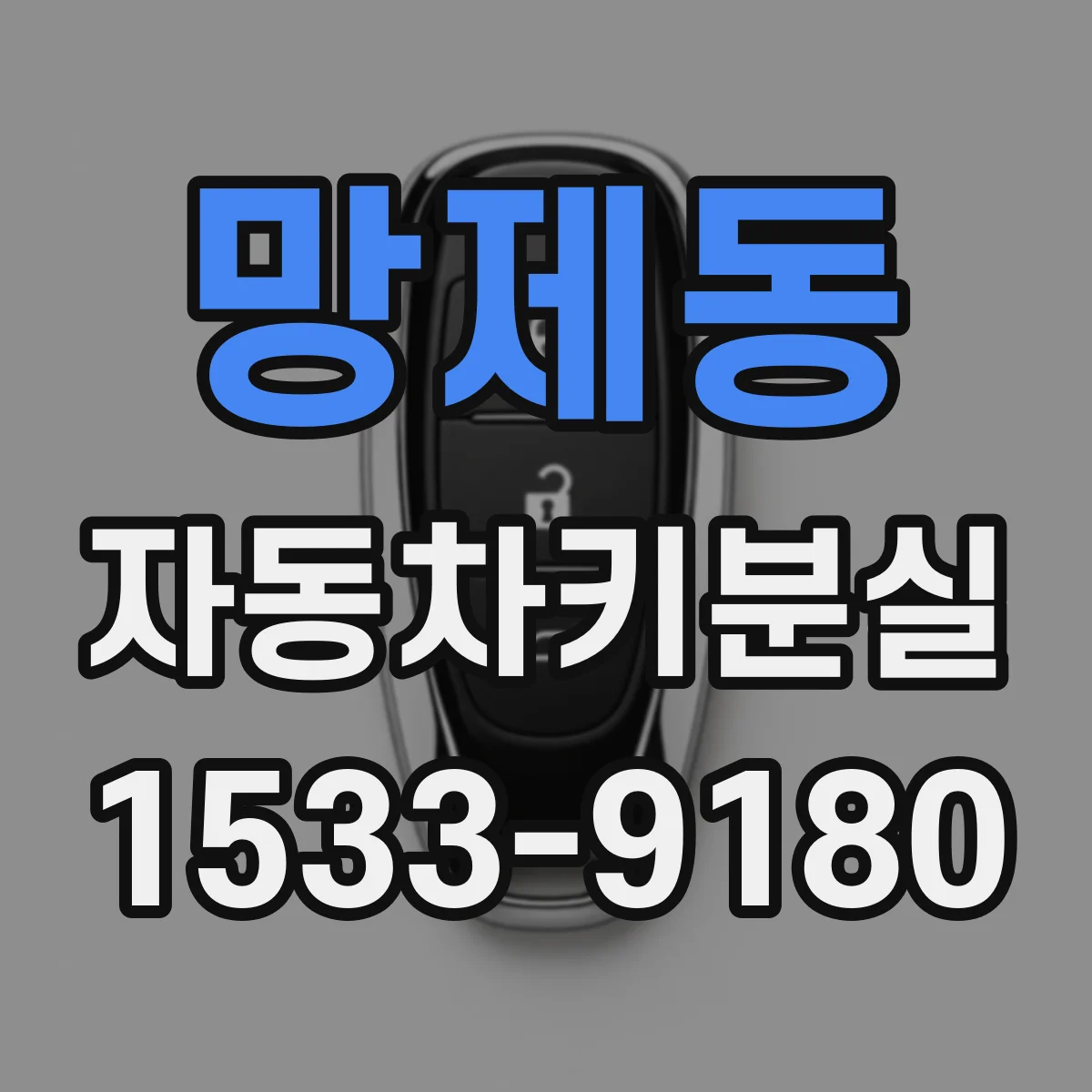 망제동 자동차키분실