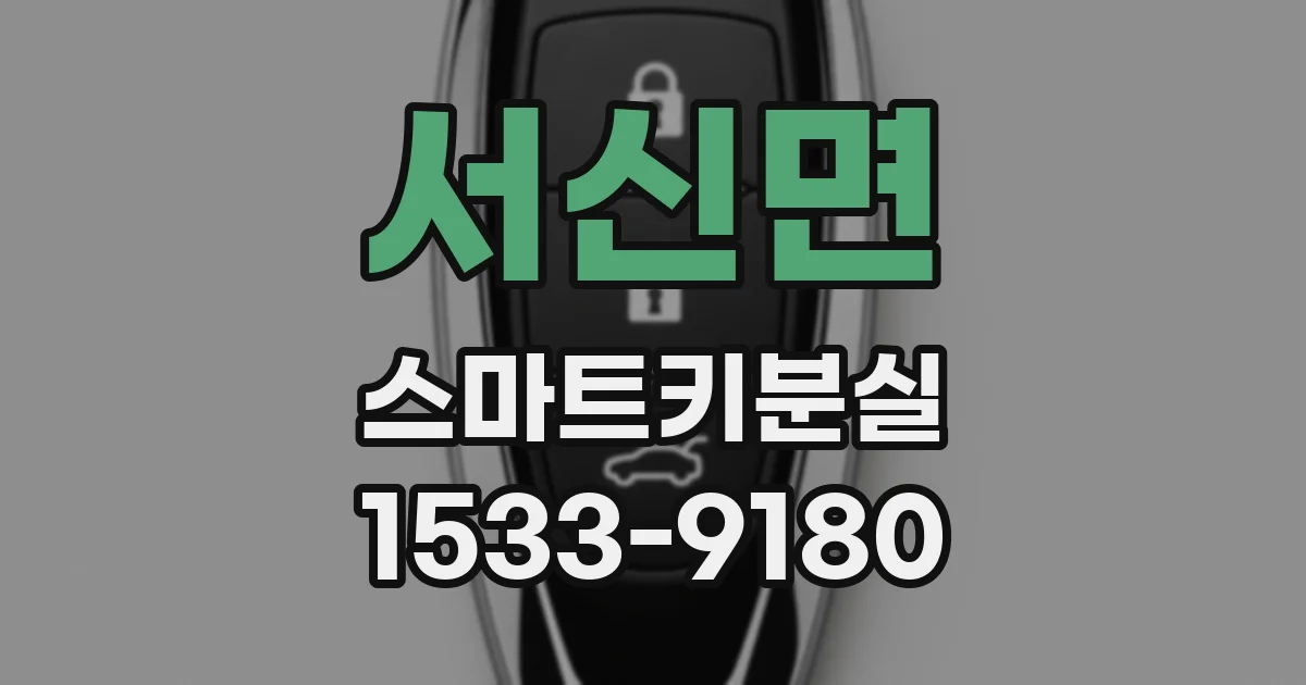 서신면 스마트키분실