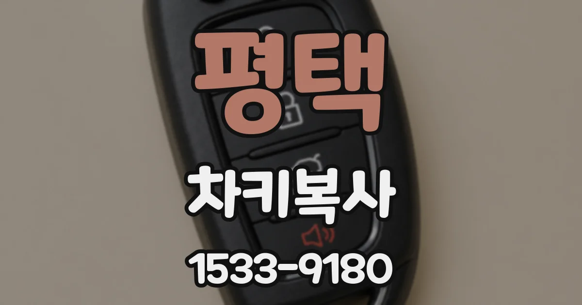 평택 차키복사