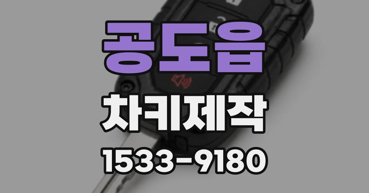 공도읍 차키제작