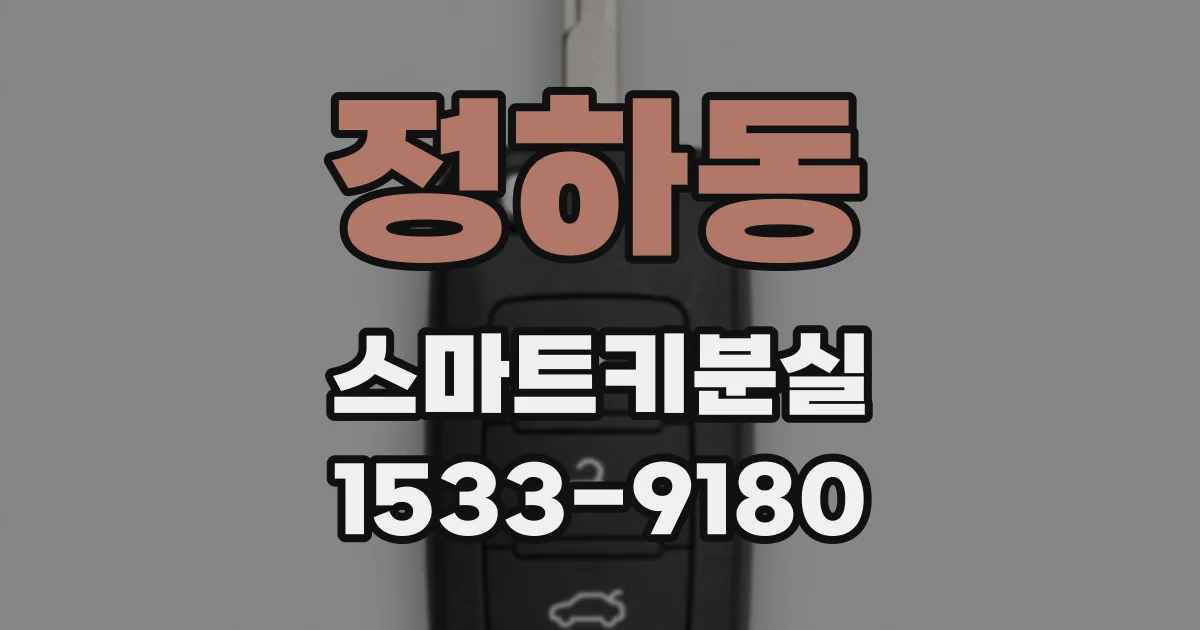 정하동 스마트키분실