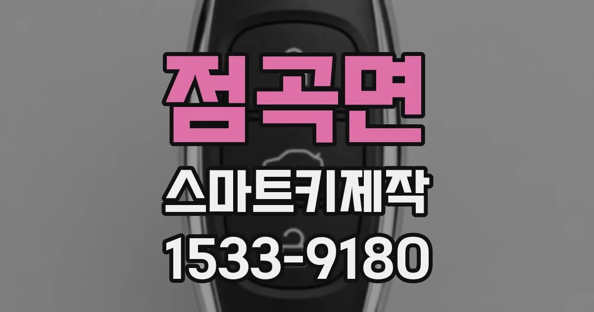 점곡면 스마트키제작