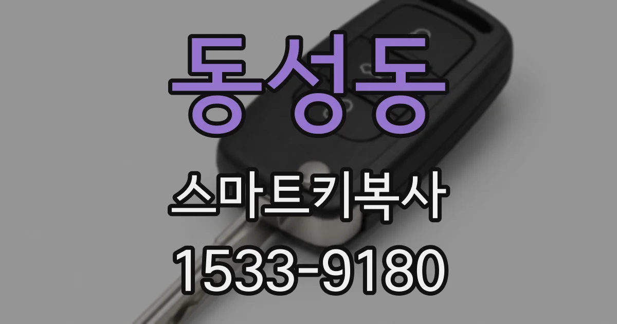 동성동 스마트키복사