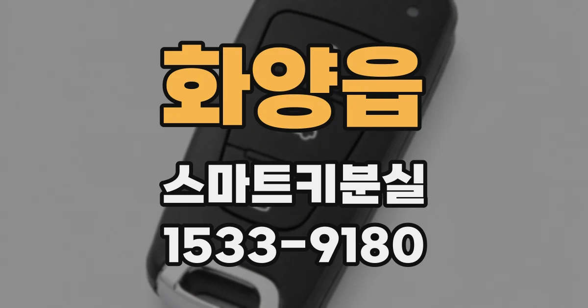화양읍 스마트키분실