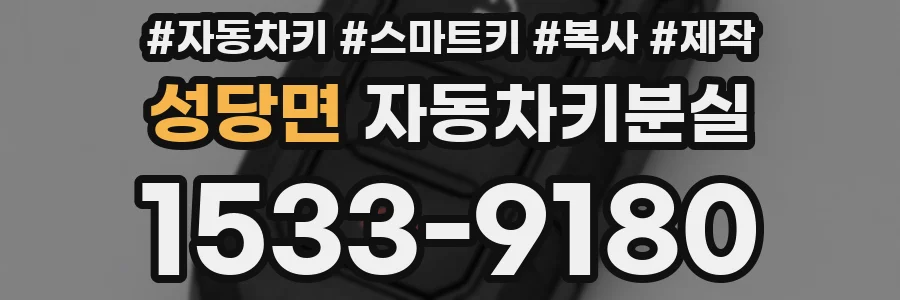 성당면 자동차키분실