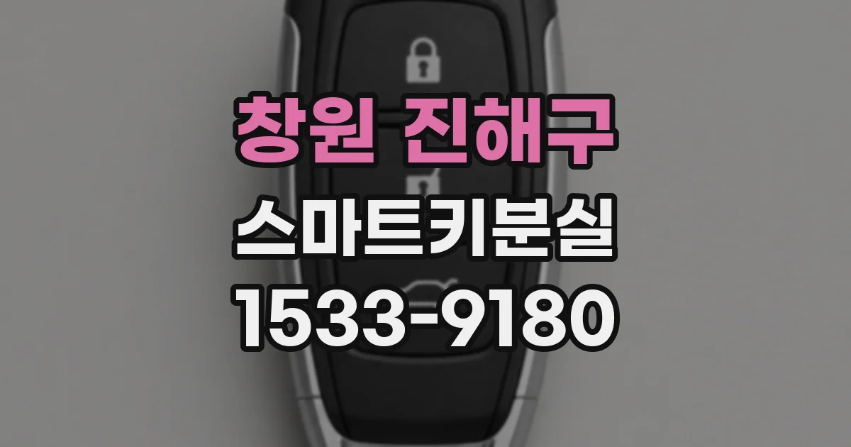 창원 진해구 스마트키분실
