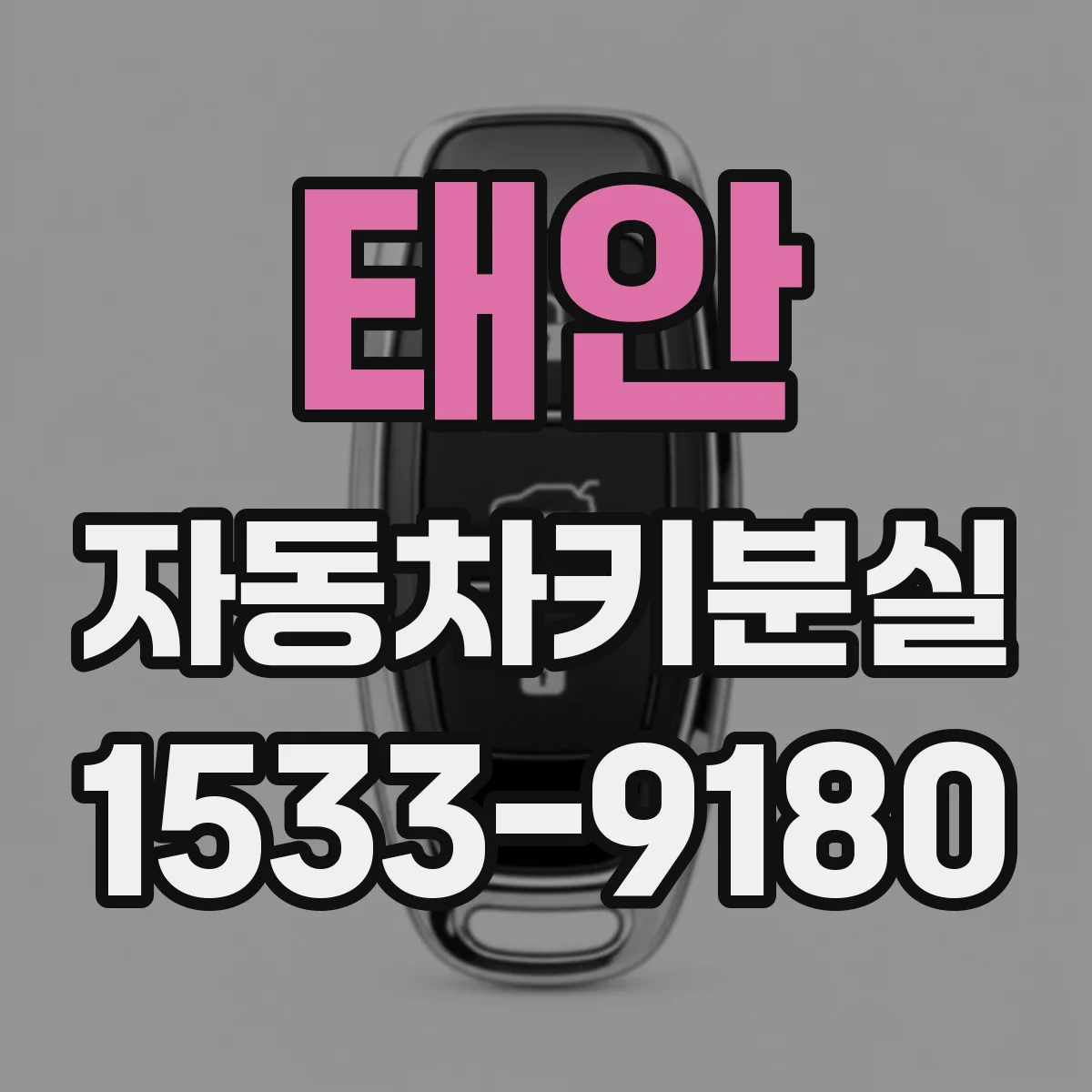 태안 자동차키분실
