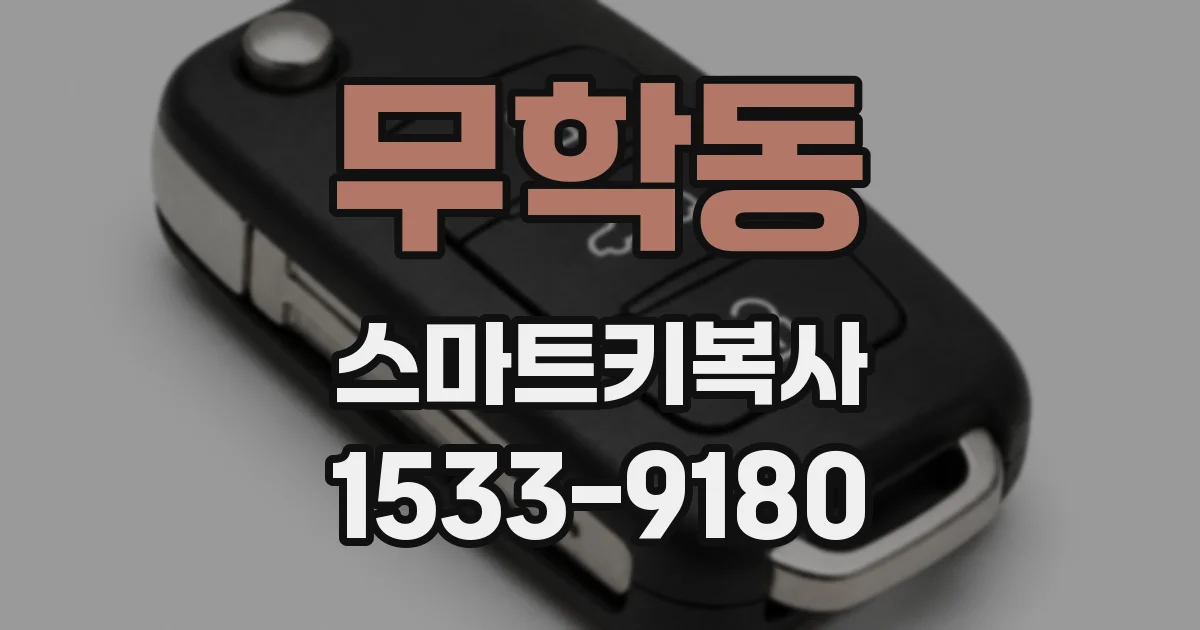 무학동 스마트키복사