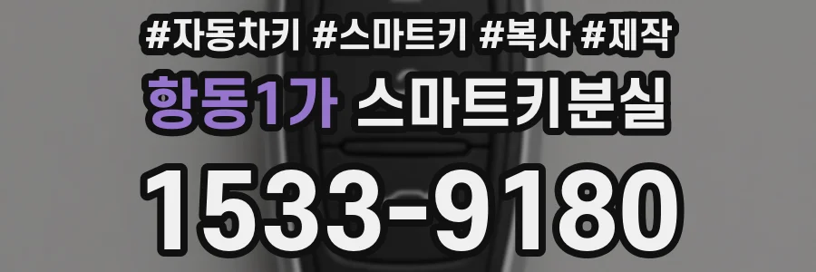 항동1가 스마트키분실