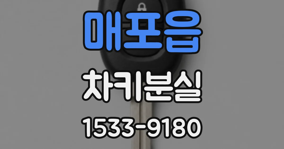 매포읍 차키분실
