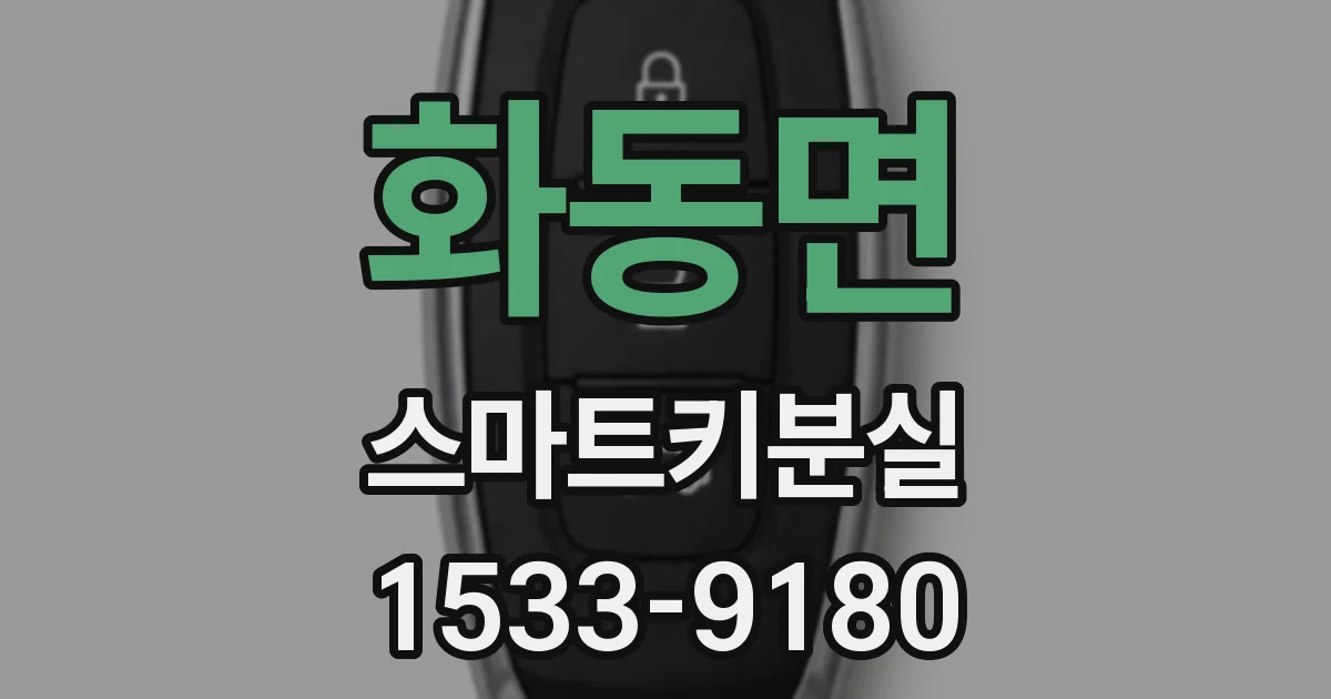 화동면 스마트키분실