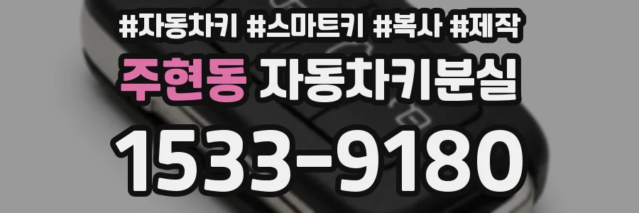 주현동 자동차키분실