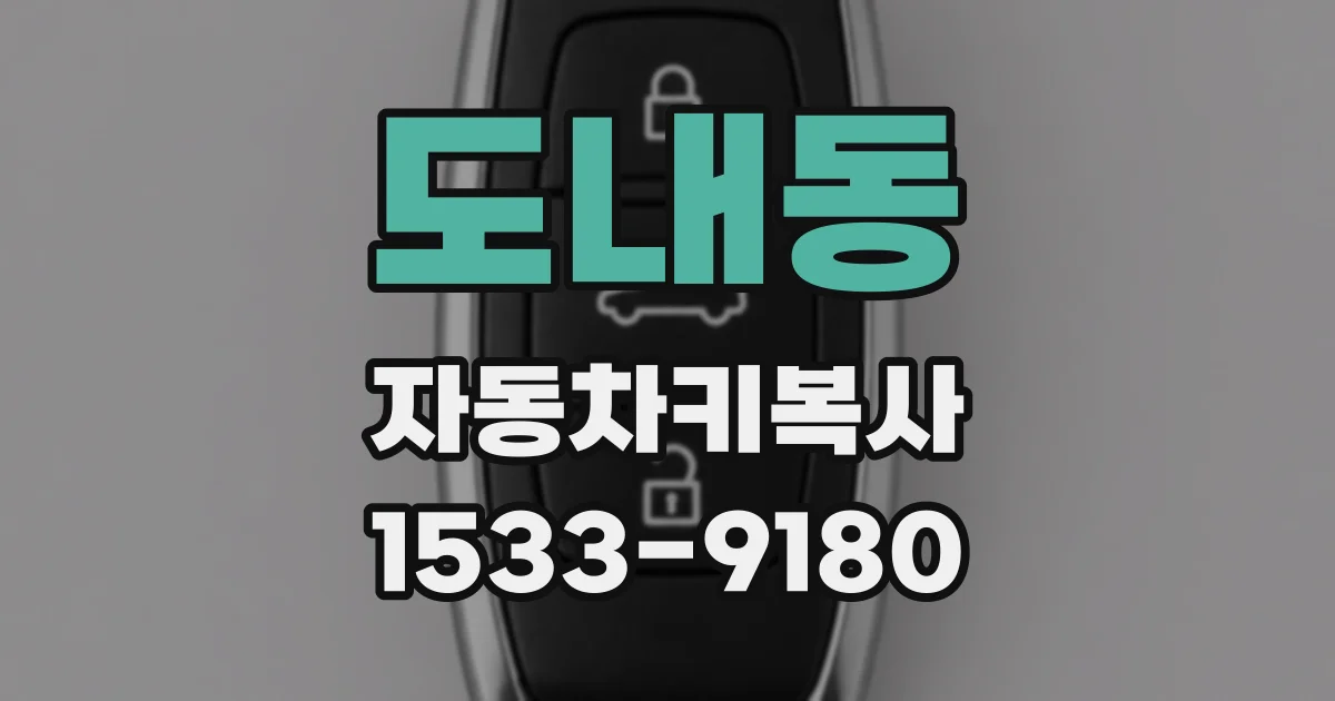 도내동 자동차키복사