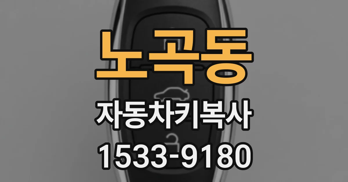 노곡동 자동차키복사