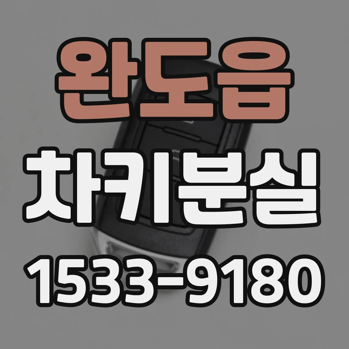 완도읍 차키분실