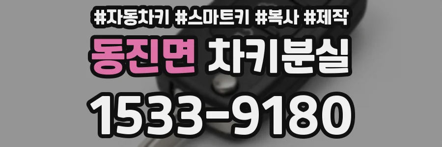 동진면 차키분실