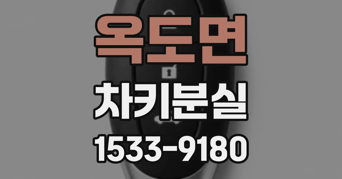 옥도면 차키분실