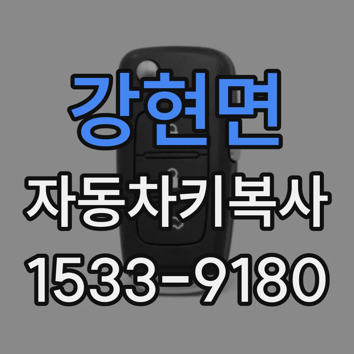 강현면 자동차키복사