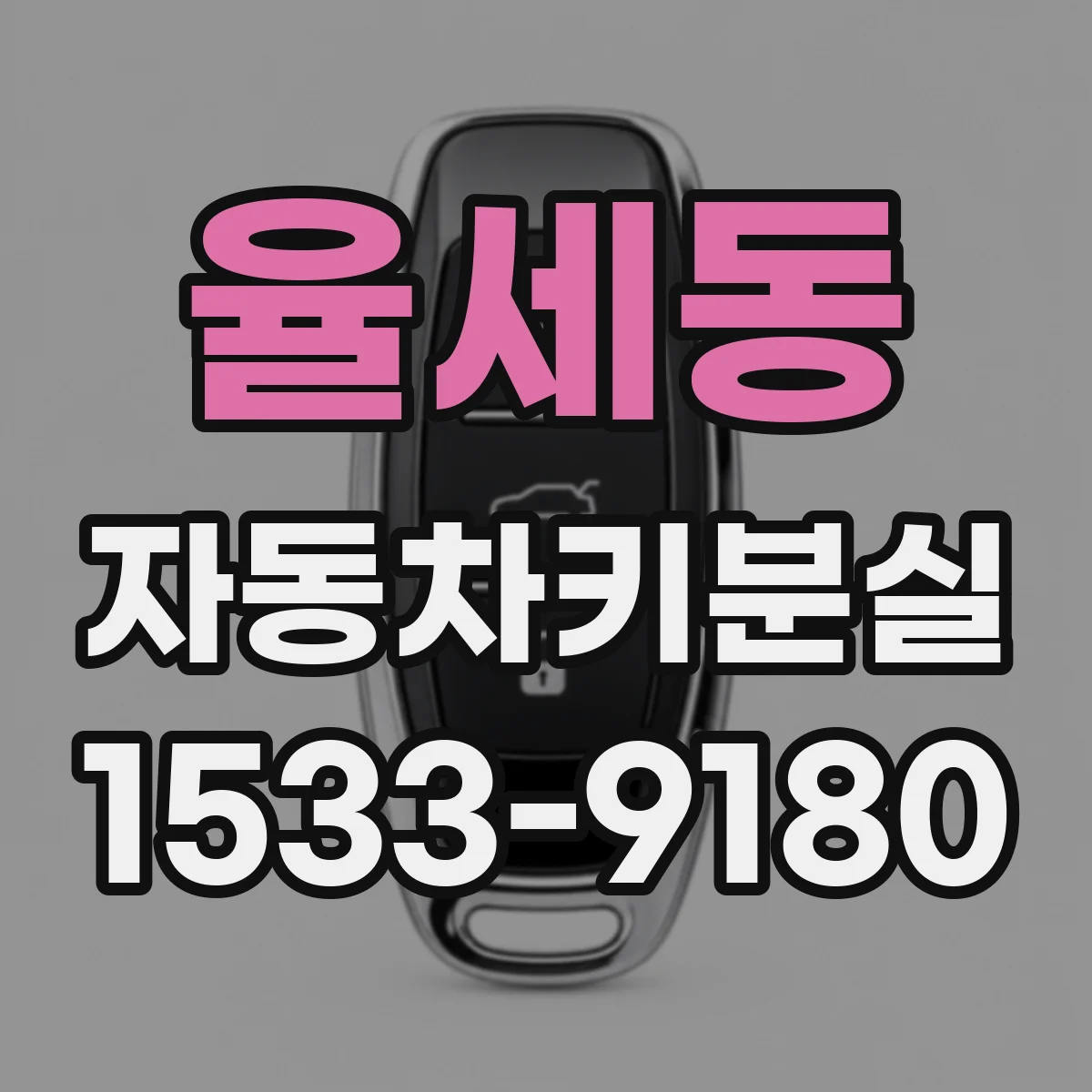 율세동 자동차키분실