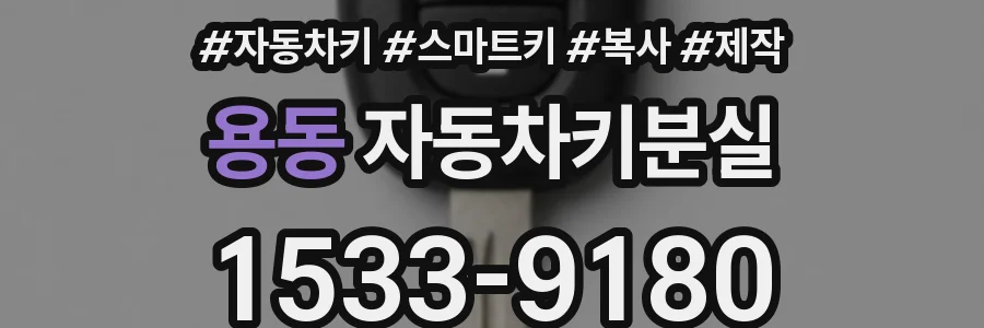 용동 자동차키분실