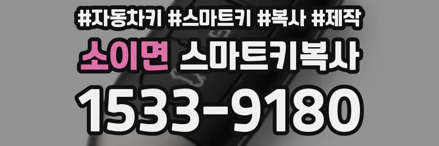 소이면 스마트키복사