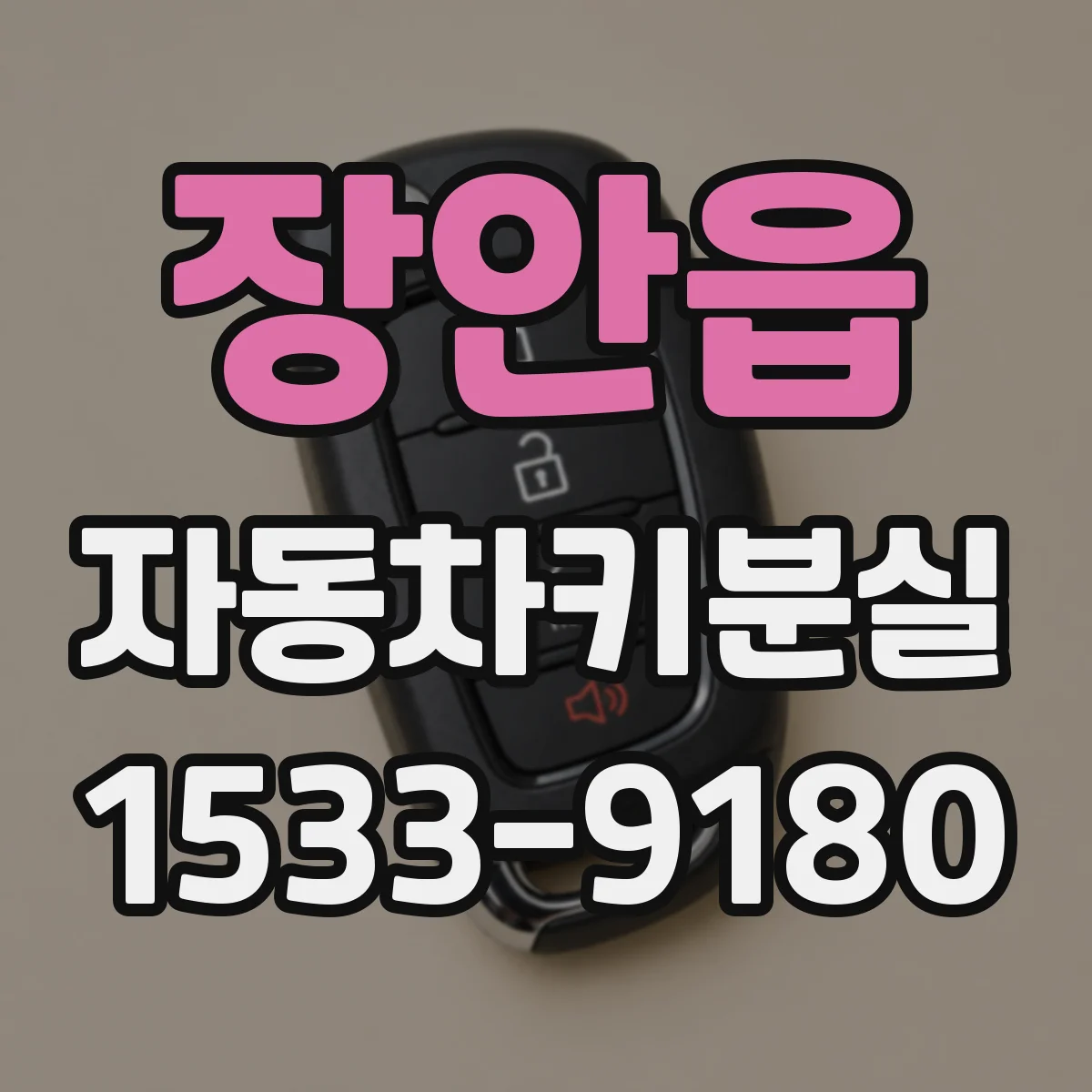 장안읍 자동차키분실
