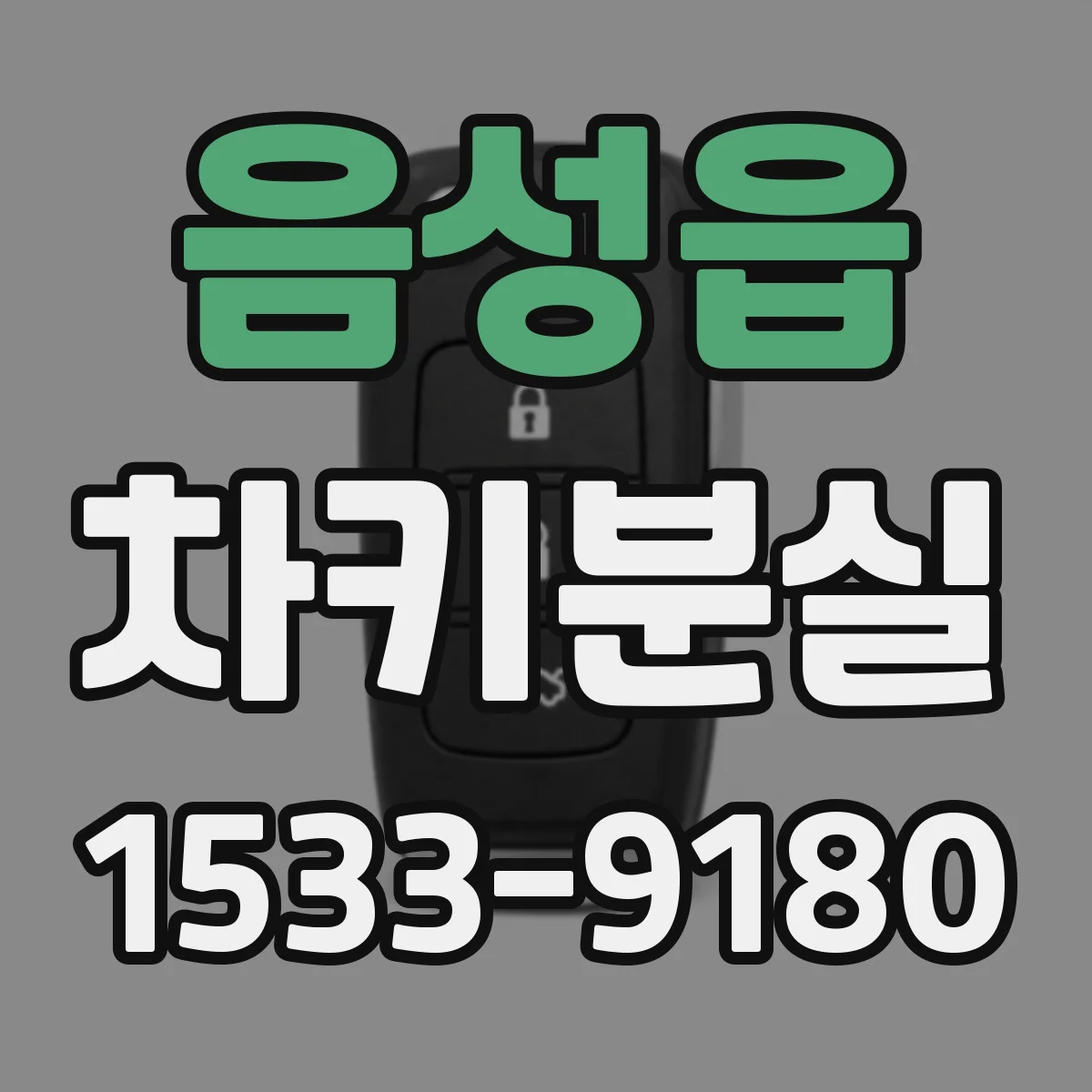 음성읍 차키분실